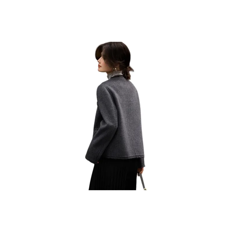 XWI Velvet feel Coat Women's Dark Heather Gray-1