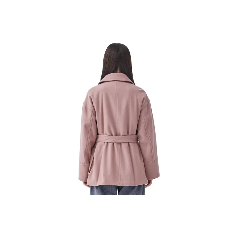 PUBLIC TOKYO Cropped Coats Women's Pink-2