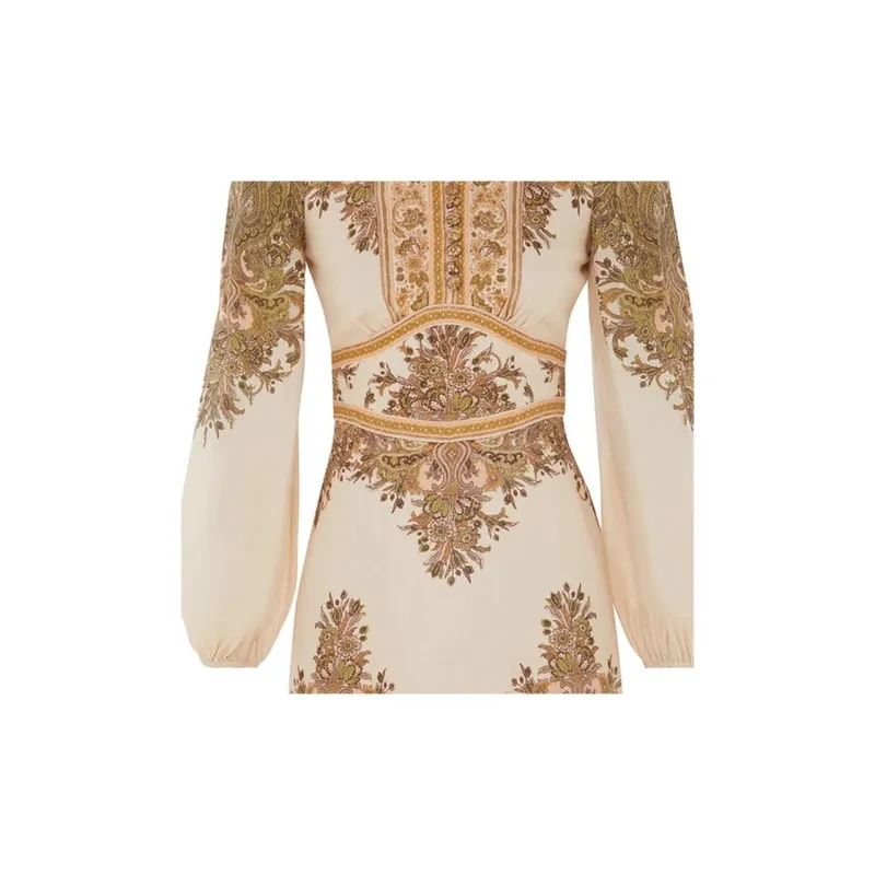 Zimmermann Natura Buttoned Mini Dress-5