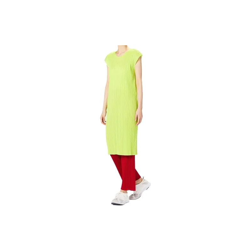PLEATS PLEASE ISSEY MIYAKE Plissé Sleeveless Minidress-4