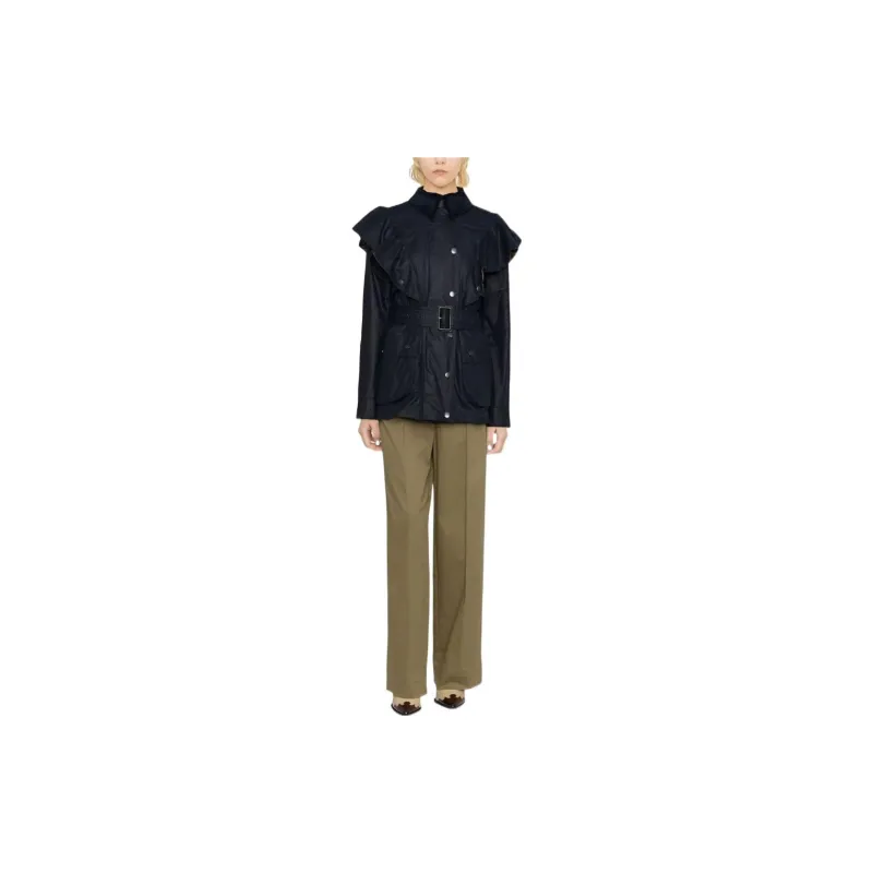 Chloe x BARBOUR SS23 Jackets Coats Women's Midnight Blue-1