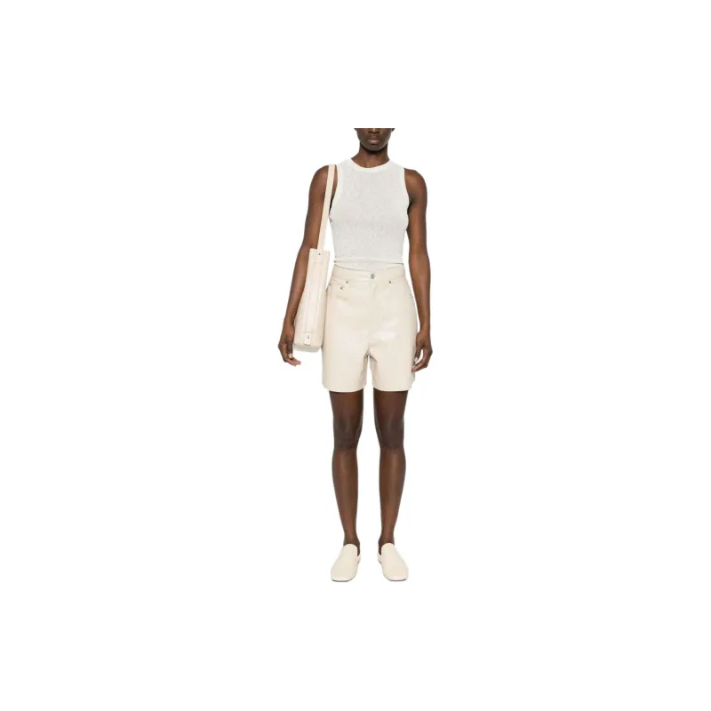 NANUSHKA SS24 Casual Shorts Women's Ivory-1