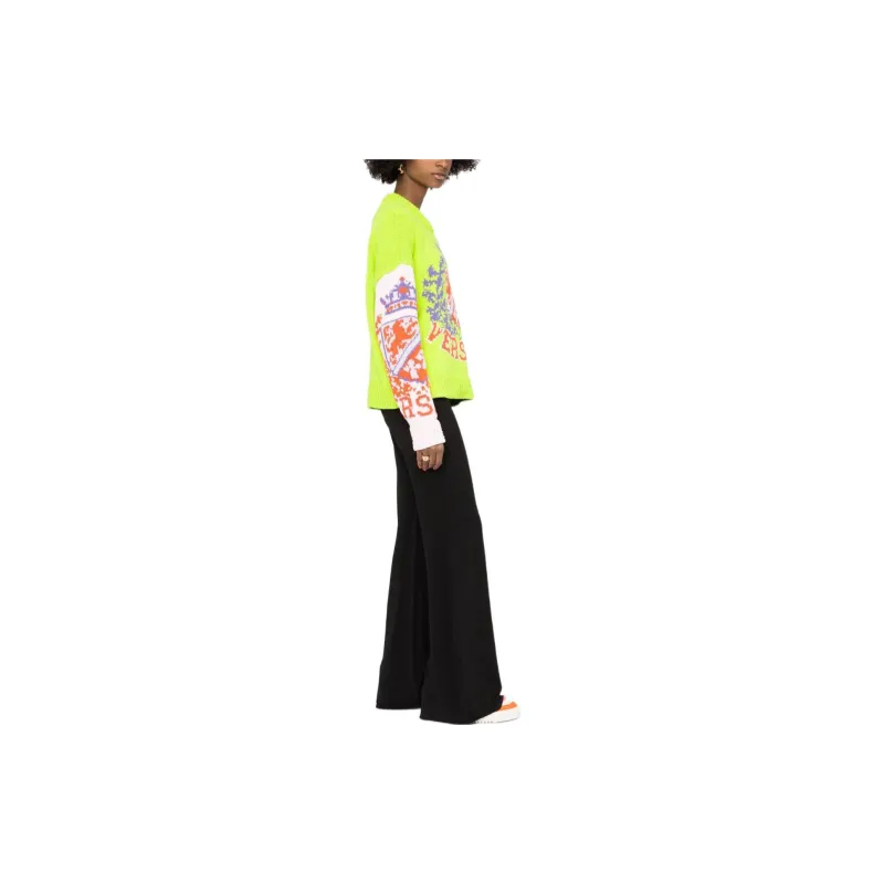 VERSACE SS22 Sweater Women's Green-3
