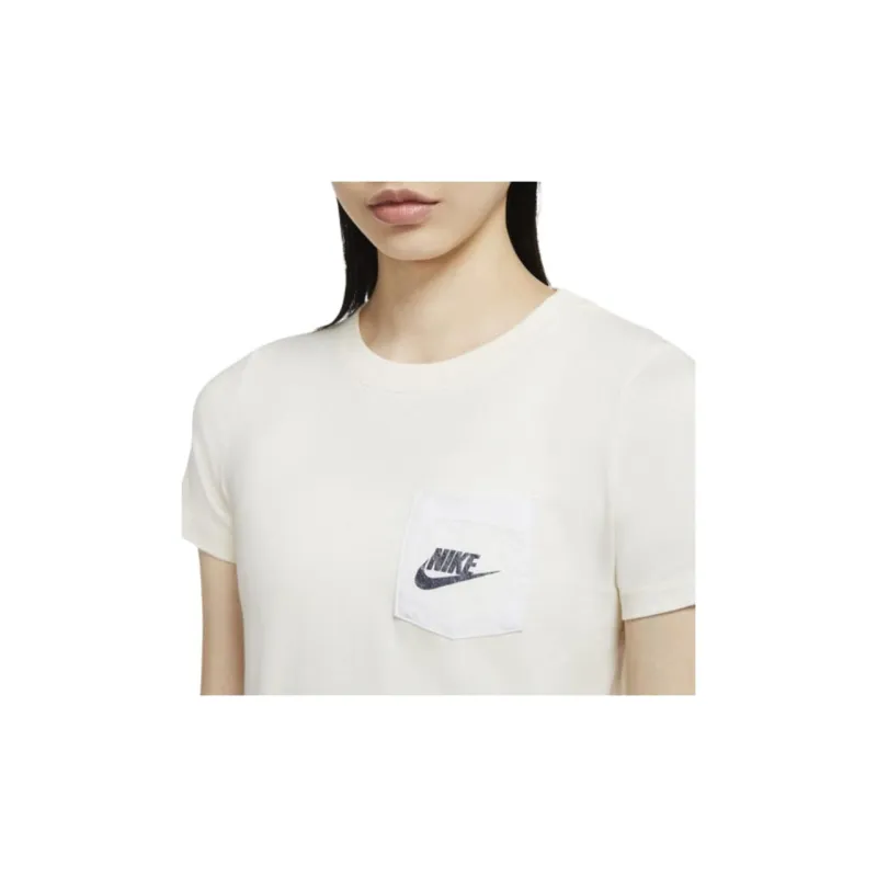 Nike Set-in Sleeve T-Shirt Women's Beige-5