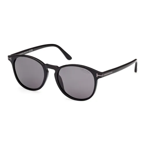 TOM FORD Plastic Round Sunglasses Men's Black