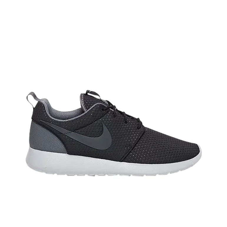 Nike Roshe Run Cushioned Slip-Resistant Low-Top Casual Running Shoes Men's Black-1