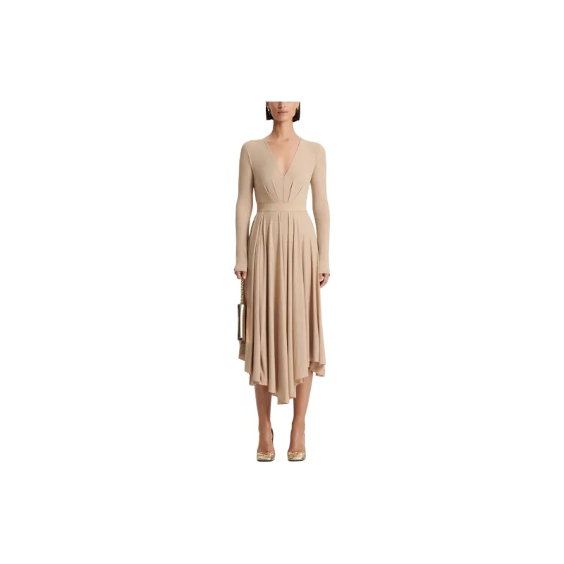 SCANLAN THEODORE Tinsel Drape Skirt Casual Long Skirts Women's CHAMPAGNE/Champagne-1