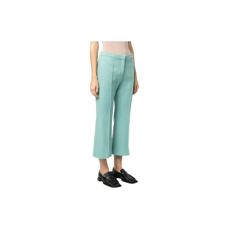 JIL SANDER Flared Cropped Trousers-3