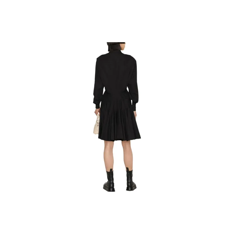 Alaia Long-Sleeved Dresses Women's Black-2