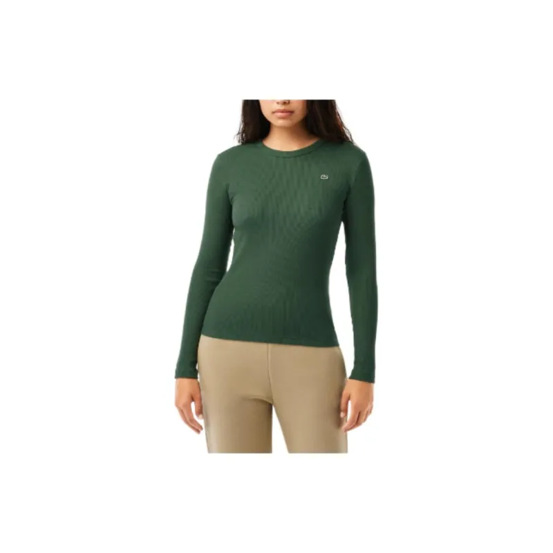 LACOSTE T-Shirt Women's Dark Green-2