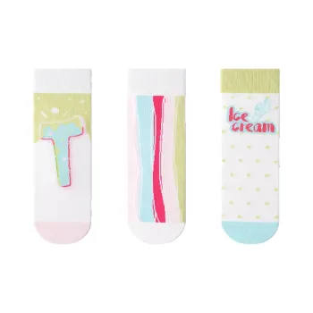 MIIOW Mid Calf Socks Unisex 3 Pack
