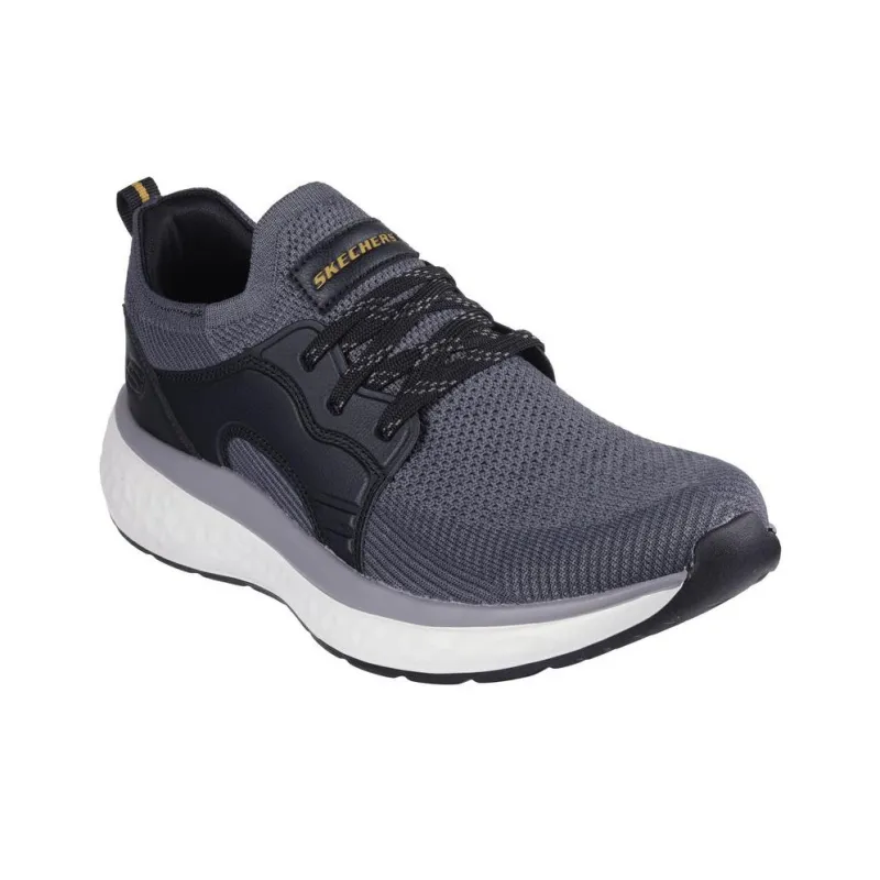 Skechers Relaxed Fit Anti Slip Wear Resistant Low Top Casual Shoes Men's Black-1