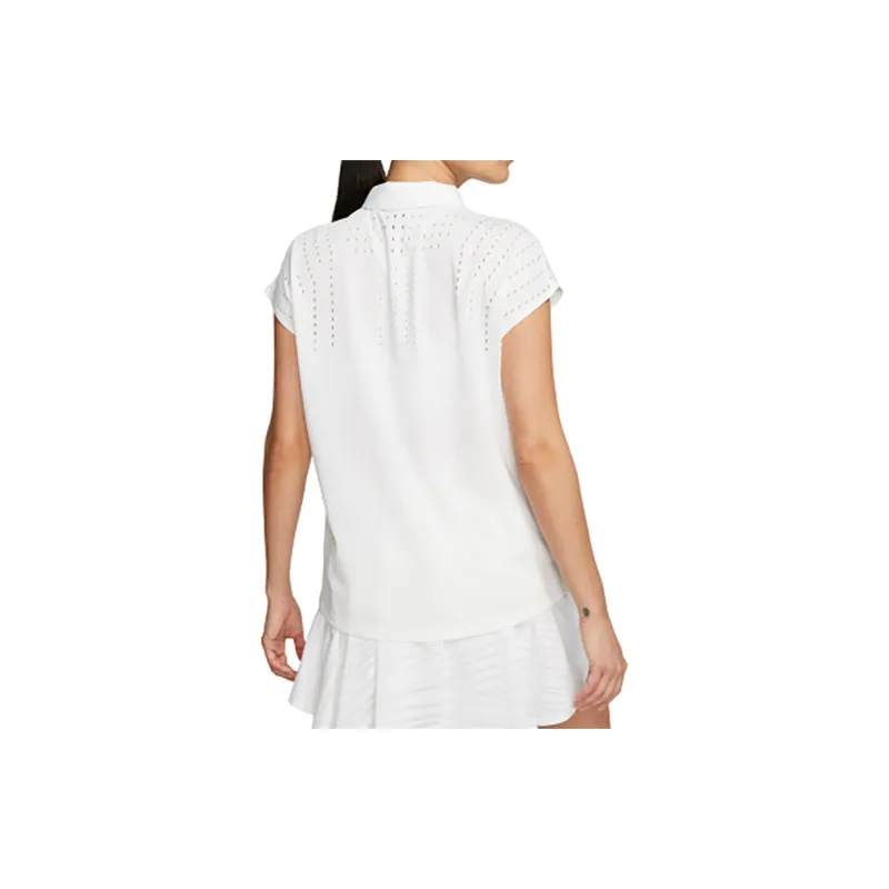Nike Golf Fle Polo Shirt Women's White-3