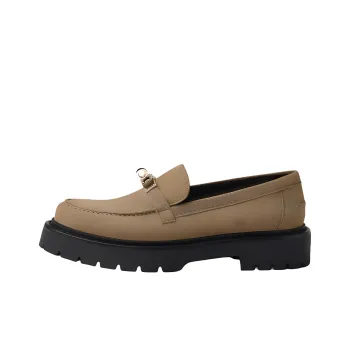 HERMES Icone Loafers Women's Light Brown