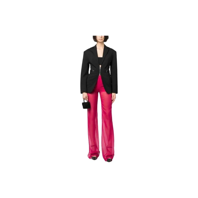 Nensi Dojaka Silk georgette Flared Trousers-1