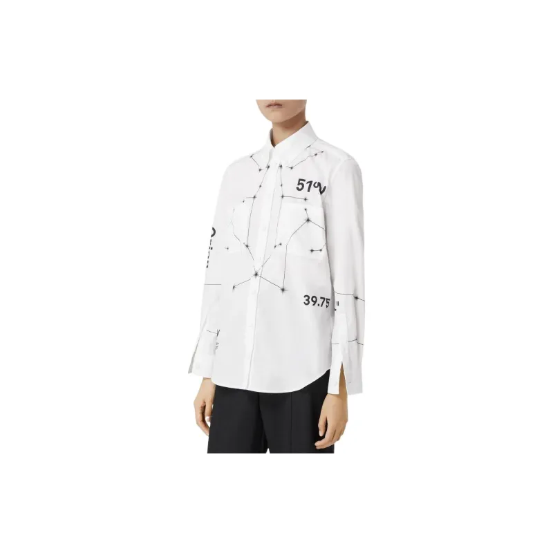 Burberry FW22 Shirt Women's White-3