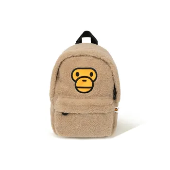 BABY MILO STORE BY A BATHING APE Fabric Backpack Regular Unisex Light Brown/Dark Brown