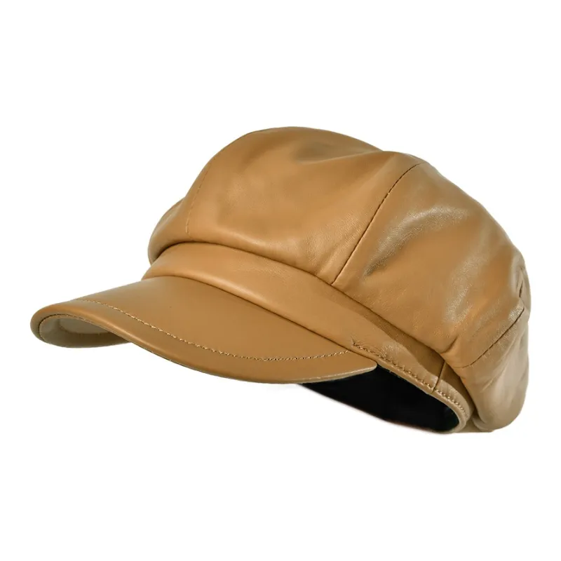 KENMONT Sheepskin Berets Women's-3
