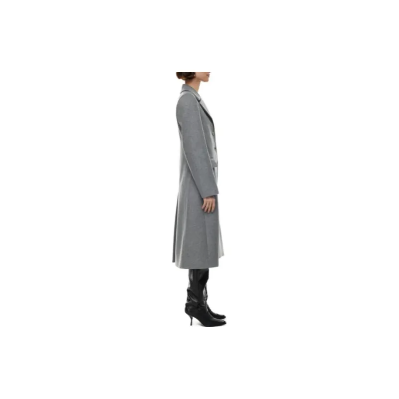 ARITZIA Wilfred Eiffel Coat Coats Women's Heather Medium Grey-3