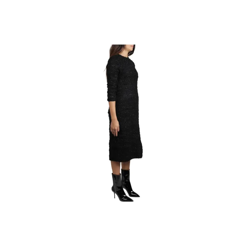 Balenciaga Tweed Button up Dress-2