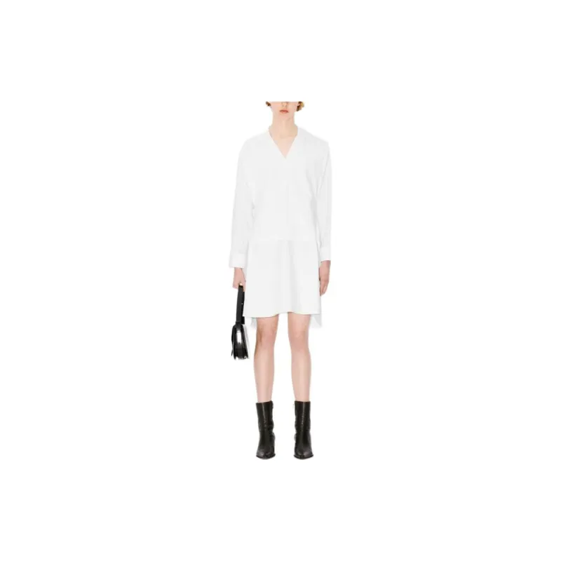 KENZO SS24 Long-Sleeved Dresses Women's White-2