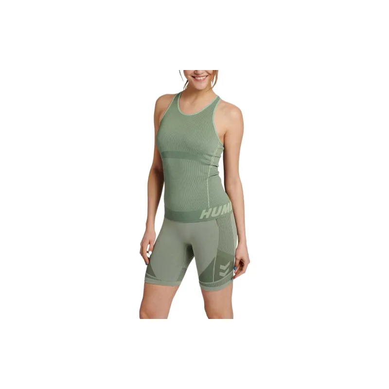 Hummel HMLTE CHRISTEL Sport Vests Women's Green-3