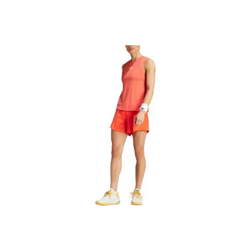 Adidas Casual Shorts Women's Orange-4