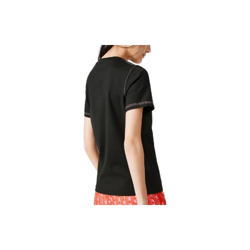 LACOSTE T Shirts Women's Black-2