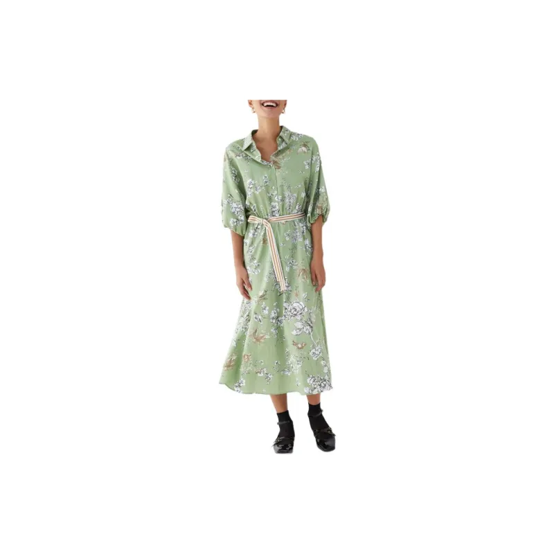 I BLUES SS24 Short Sleeved Dresses Women's Mint-2