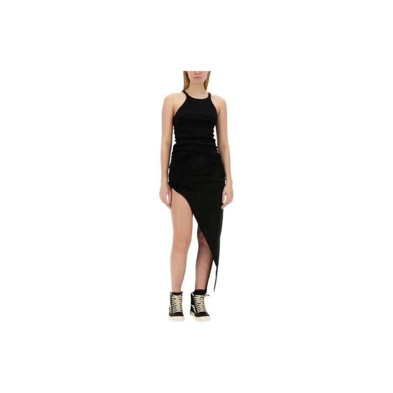 Rick Owens DRKSHDW Ruched Long Skirt-3