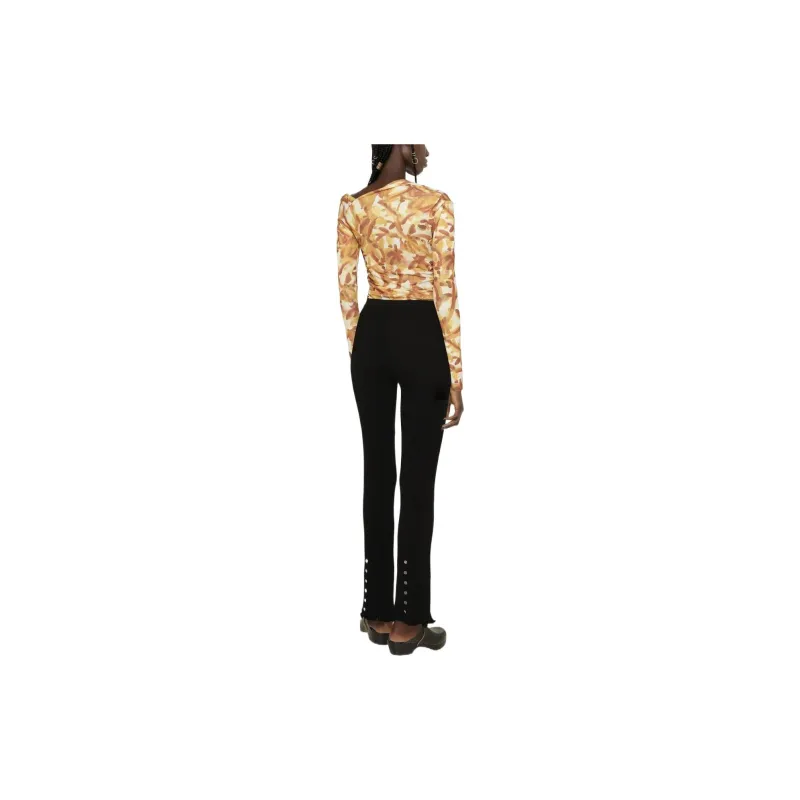 Rabanne Knitted Flared Trousers-2