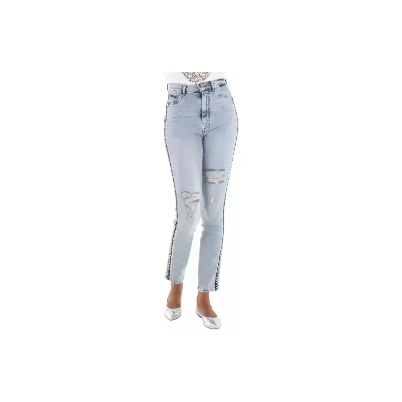 PHILIPP PLEIN Crystal embellished Jeggings-3