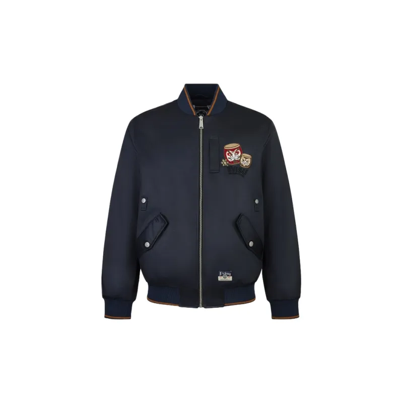 EVISU Jackets Men Navy Blue-1