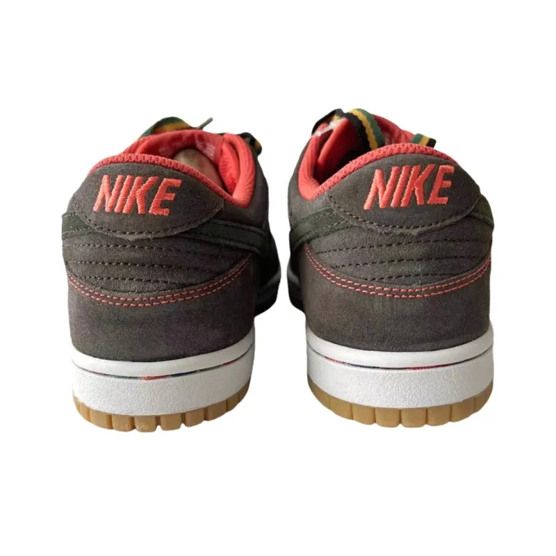 Nike Dunk Low Newsprint/Dark Army Gum Light Brown Women's-2
