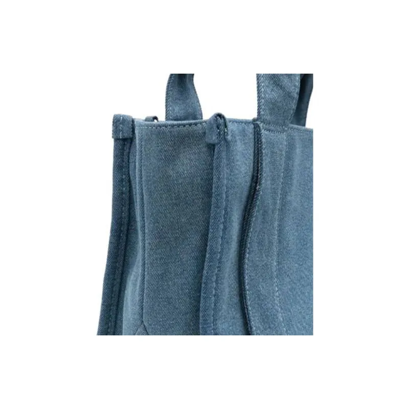 GANNI Tech Denim Tote Bag-3