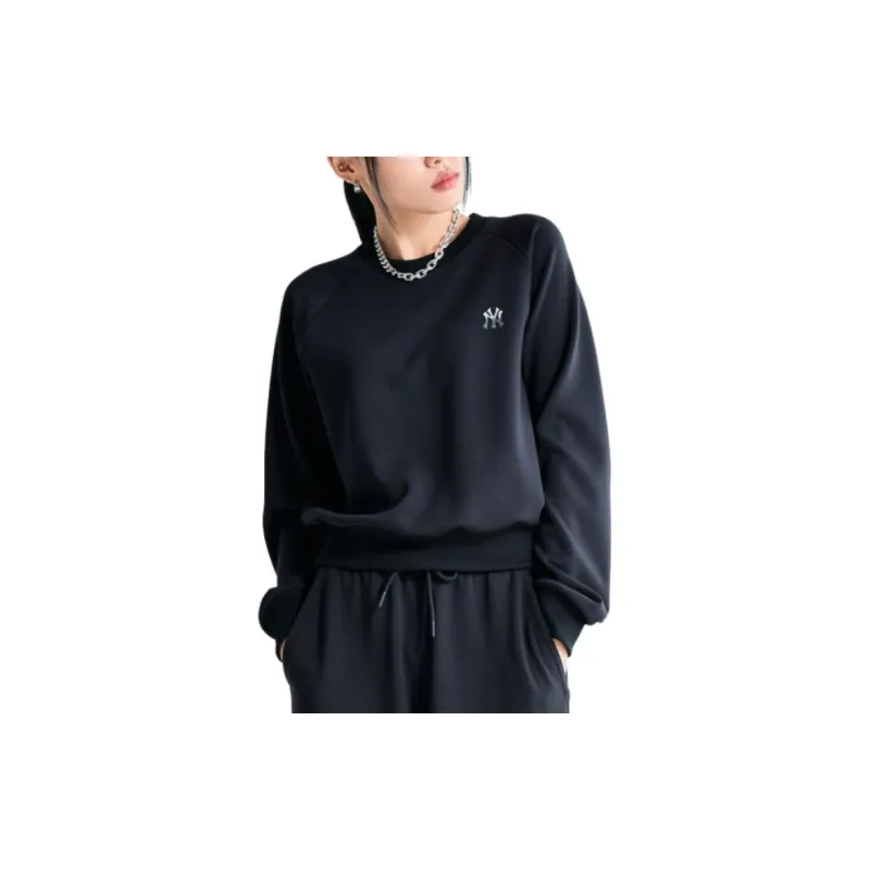 MLB New York Yankees Sweatshirts Women's Black-3