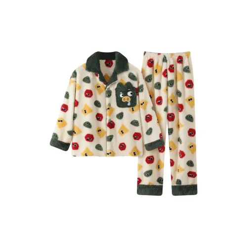 Maultiay Pajama Set Women's Apricot