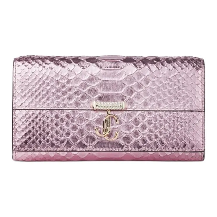 Jimmy Choo Leather Clutch Women's Cherry Blossom Pink-0