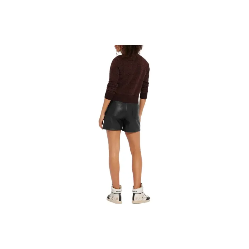 COACH SS23 Casual Shorts Women's Black-3