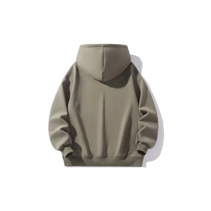 ZMOH Fleece Lined Hoodie Unisex Couple's-2