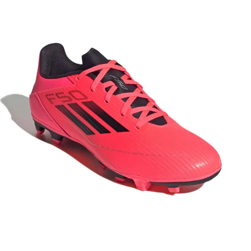 Adidas F50 Club Multi Ground Turbo Aurora Black Platinum Metallic-2