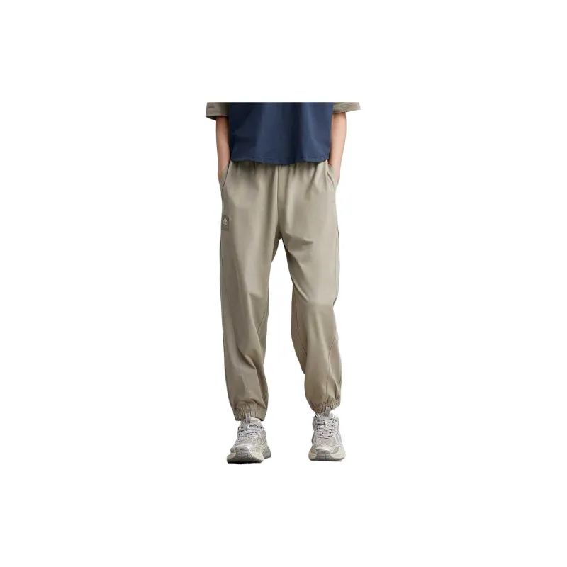 Kappa Knitted Sports Pants Women's Silver Sage Green-1