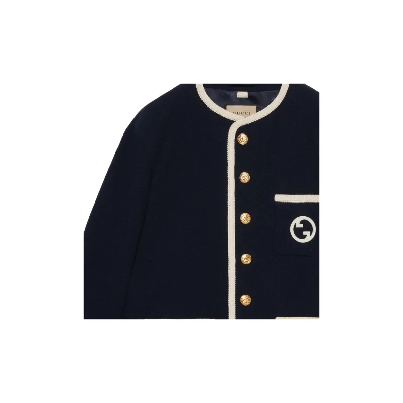 GUCCI SS24 Jackets & Coats Women's Dark Blue-5