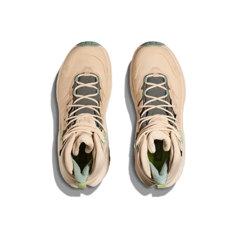 HOKA ONE ONE Kaha 2 Slip Resistant Water Resistant High Top Trekking Shoes Unisex Beige-2