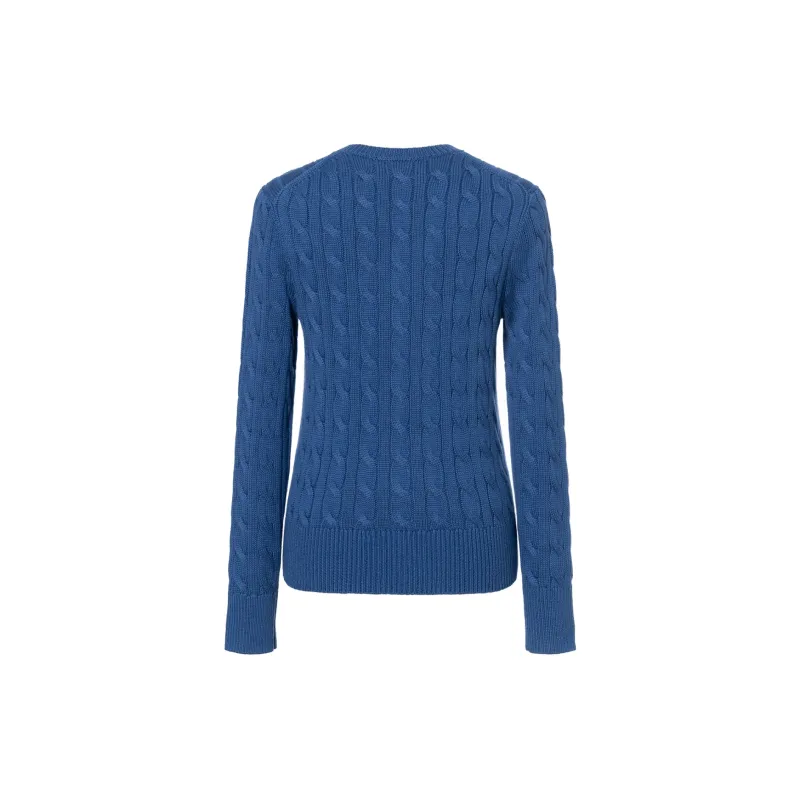 Polo Ralph Lauren Logo embroidered Cable knit Cotton Cardigan-1