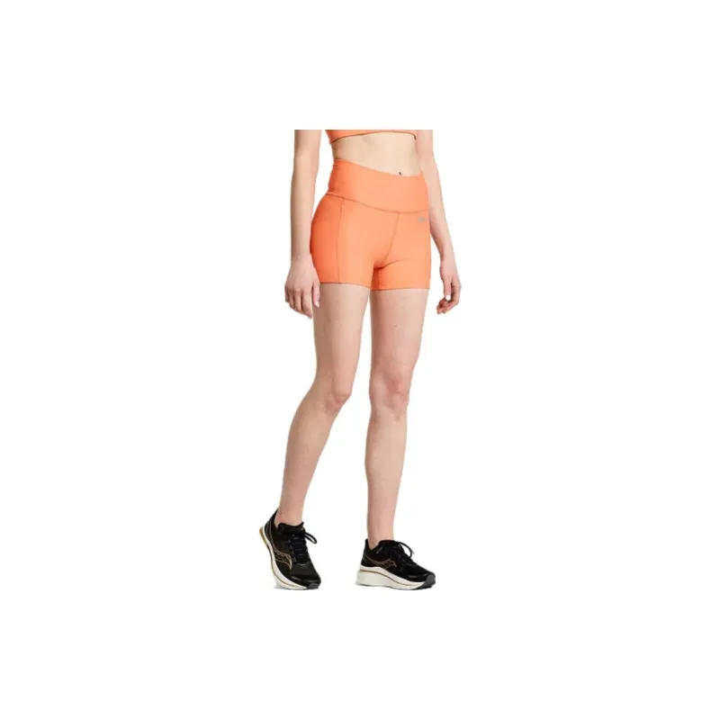 Saucony Fortify 3' Hot Short Casual Shorts Women's Orange-4
