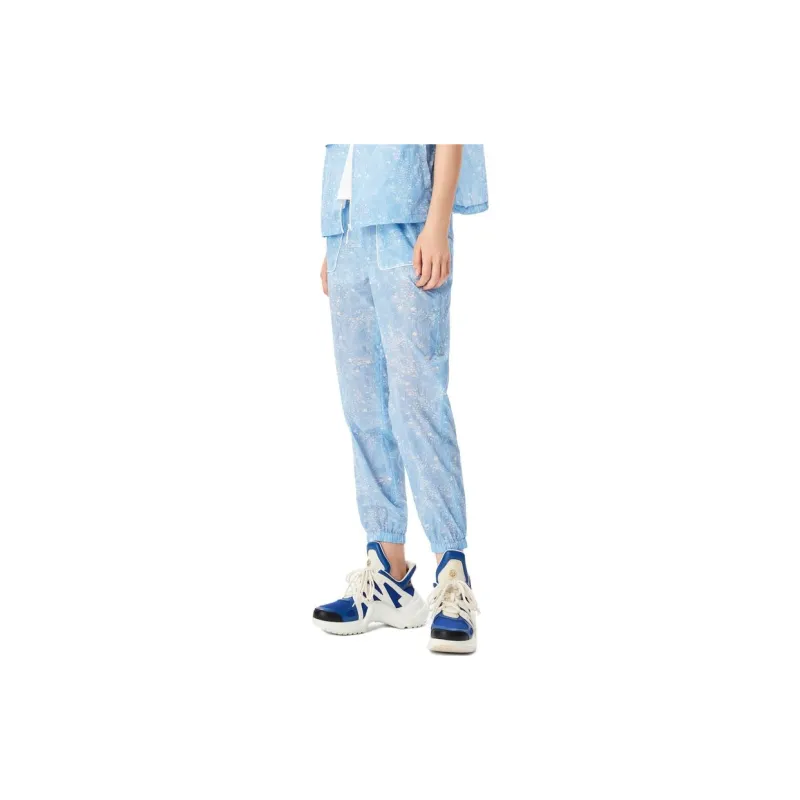 XII BASKET Casual Pants Women's Sky Blue-1