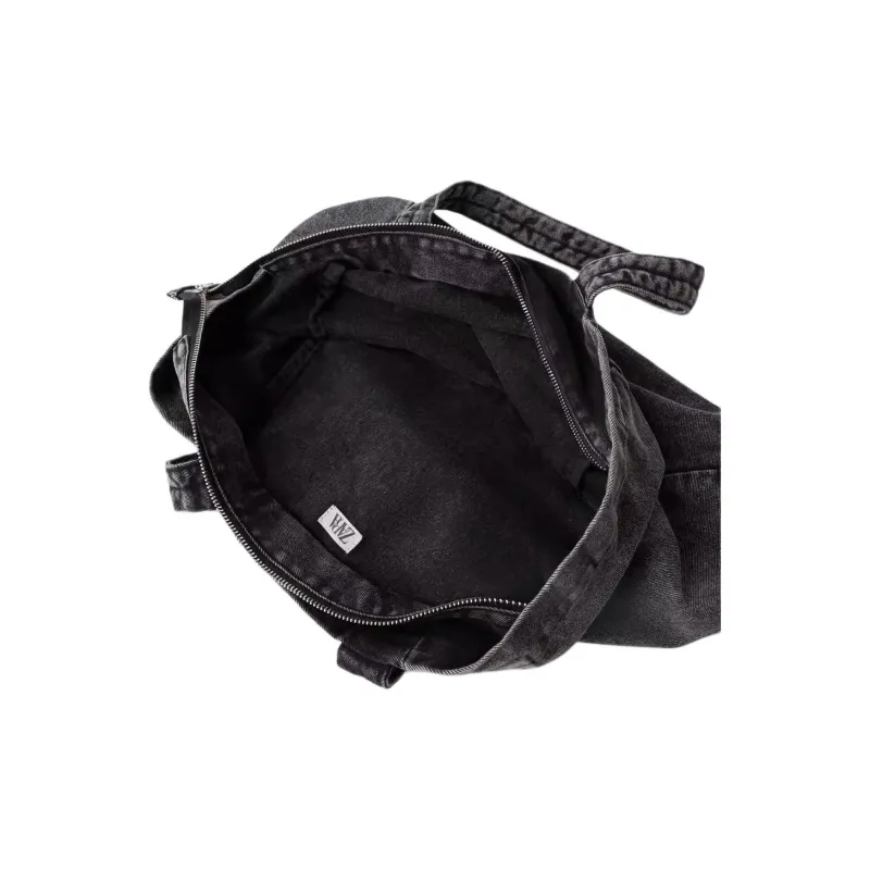 ZARA Cotton Tote Bag Shopping Bag Handbag Kids' Black-4