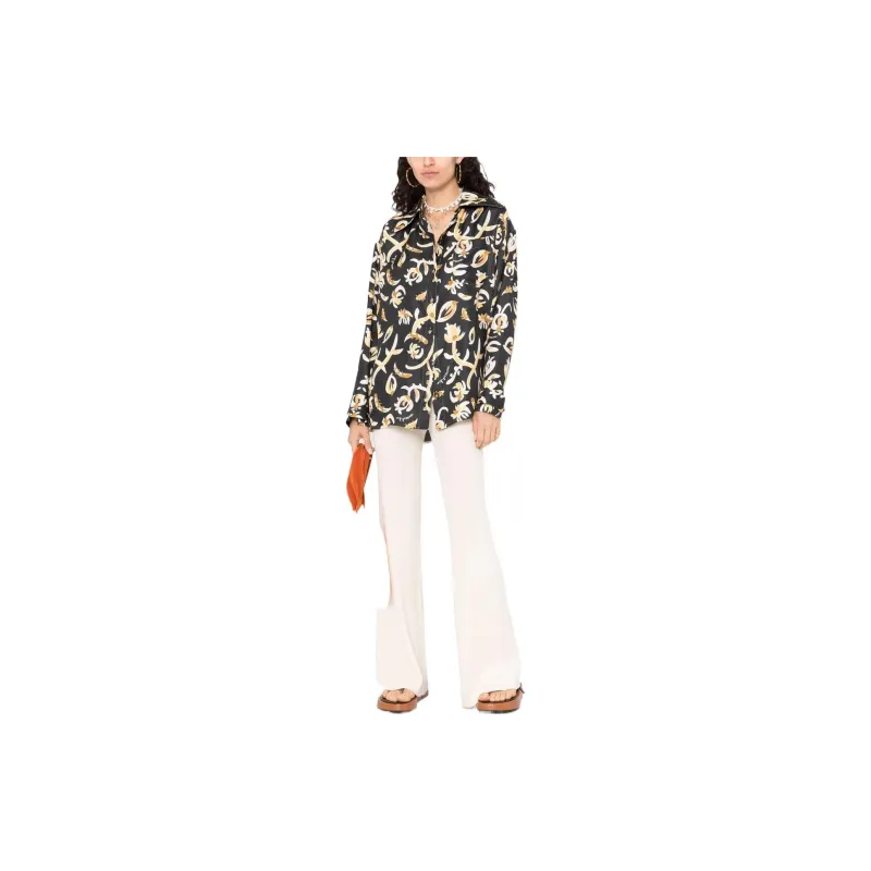 NANUSHKA Shirts Women's Black-1