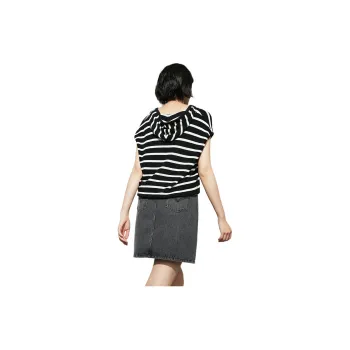 TKY SHOP Denim Short Skirts Women's Gray